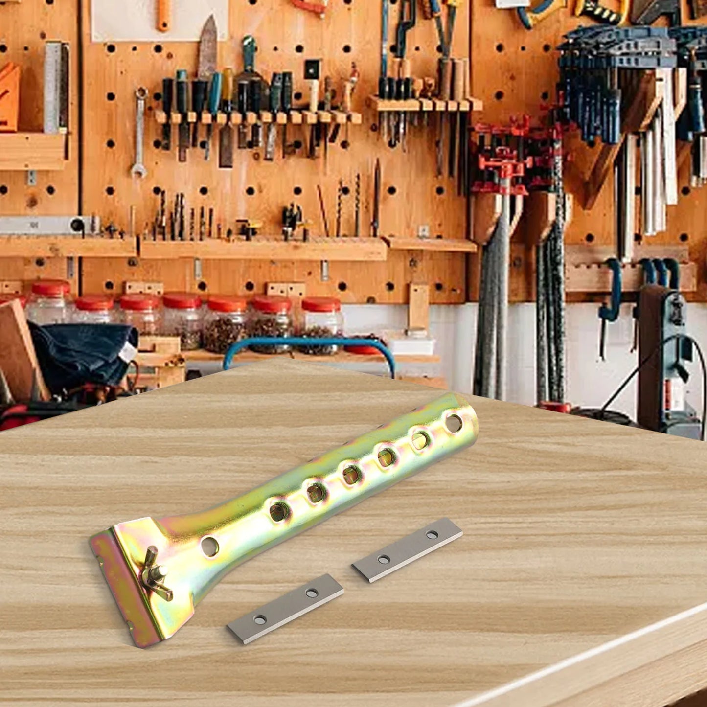1pc Scraper Heavy Duty Carbide Blade General Purpose Scrape For Removing Paint Glue Blade Scrape Tool