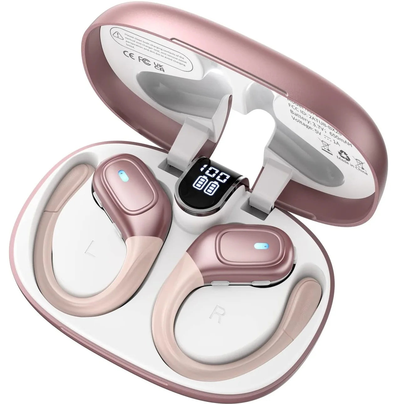 BX28 TWS Bluetooth 5.4 Earphones 9D Stereo Wireless In-Ear HiFi Headphones with Mic Hands-Free Headset for Android & iPhone