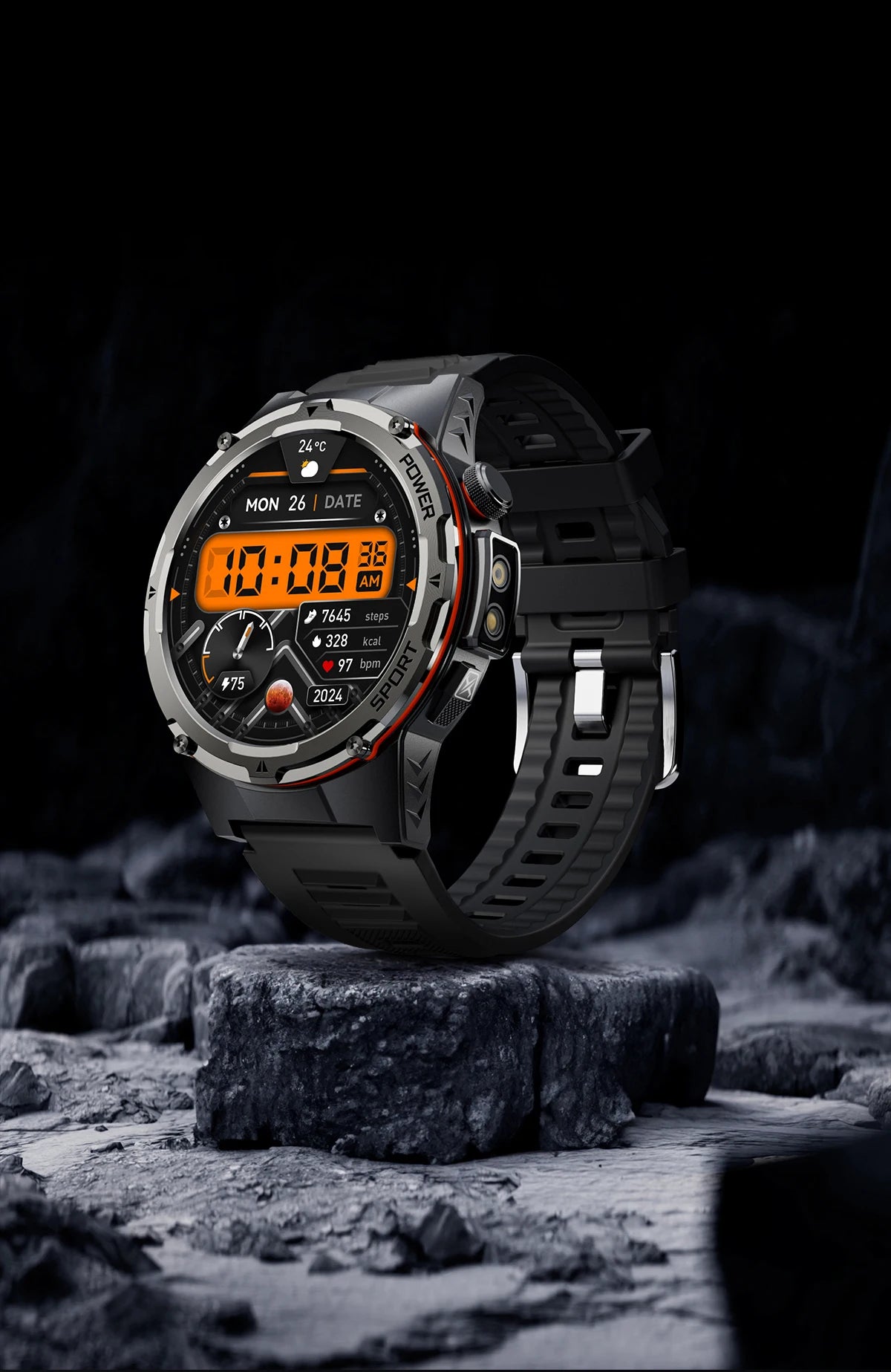 T-Rex 3 GPS Sports Waterproof Smart Watch Men 3ATM waterproof 500mAh Battery NFC Call 2025 New For Xiaomi Smartwatch UV+Infrared