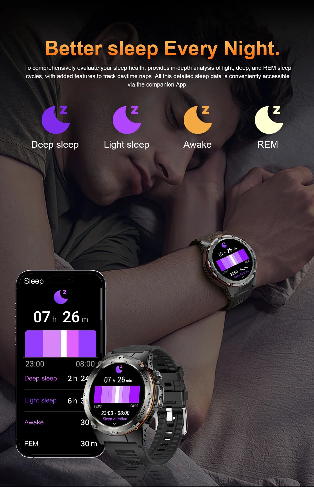 T-Rex 3 GPS Sports Waterproof Smart Watch Men 3ATM waterproof 500mAh Battery NFC Call 2025 New For Xiaomi Smartwatch UV+Infrared