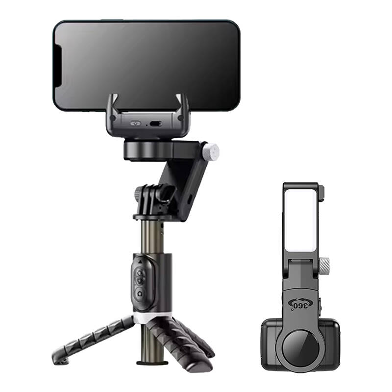 Gimbal Apexel Gimbal/statyw z lampą APEXEL Q18 (czarny) (Q18)