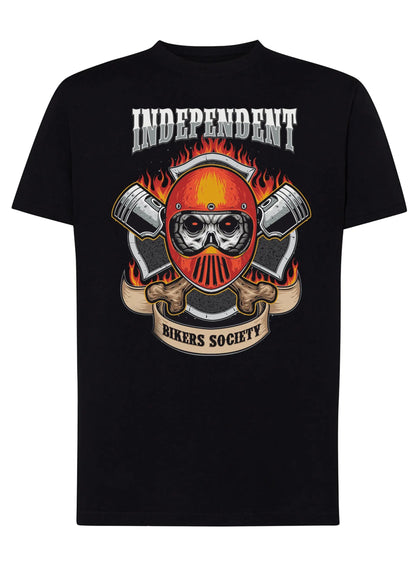 Biker Society Motor Tattoo 9039 T-shirt Urban Men Uomo 100% Cotone Pettinato JK