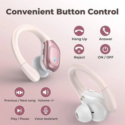 BX28 TWS Bluetooth 5.4 Earphones 9D Stereo Wireless In-Ear HiFi Headphones with Mic Hands-Free Headset for Android & iPhone