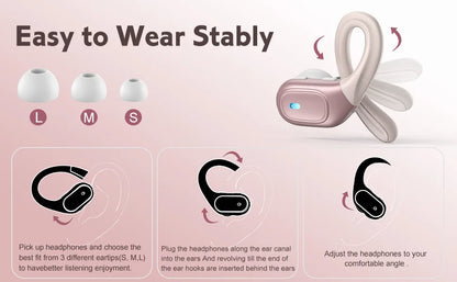 BX28 TWS Bluetooth 5.4 Earphones 9D Stereo Wireless In-Ear HiFi Headphones with Mic Hands-Free Headset for Android & iPhone